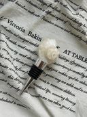 Silver Seahorse Shell Bottle Stopper