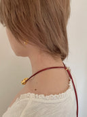 Healing Heart Leather String Necklace