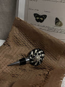 Black Turbo Shell Bottle Stopper