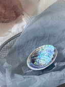 Dark Blue Abalone Crystal Dish