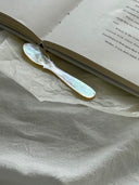 Yellow Butterfly Shell Squirrel Tail Spoon