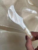 Crescent Floral Shell Butter Knife