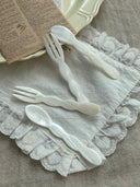 Wave Shell Spoon & Fork Set