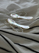 Yellow Butterfly Shell Squirrel Tail Spoon