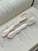 Wave Shell Spoon & Fork Set