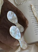 White Butterfly Shell Round Spoon