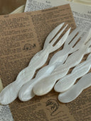 Wave Shell Spoon & Fork Set