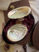 White Abalone Crystal Dish