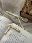 Mother-of-Pearl Shell Beaded Cutlery Set