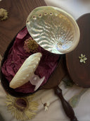 White Abalone Crystal Dish