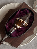 Black Turban Shell Bottle Stopper