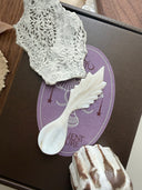 White Butterfly Shell Comet Spoon