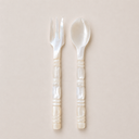 Mother-of-Pearl Shell Beaded Cutlery Set