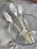 Mother-of-Pearl Shell Beaded Cutlery Set