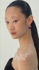 Snake & Apple Earrings