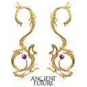 SPRING SPECIAL 2024/ FROLICKING DRAGON BEADS  LONG EARRINGS