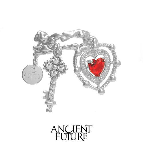 PROVERBS OF LOVE 24AW / Gem Heart key Ring