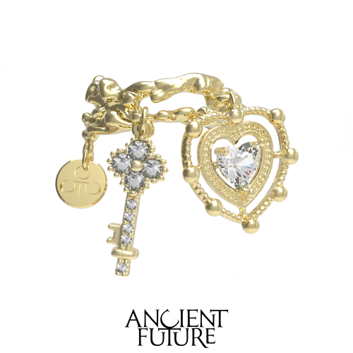 PROVERBS OF LOVE 24AW / Gem Heart key Ring