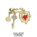Gem Heart key Ring