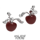 Snake & Apple Earrings