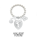 Hearted Lock Pearl Ring