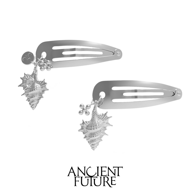 THE MIRAGE OF ABYSS 24SS / MAPLE LEAF SHELL HAIR CLIPS SET