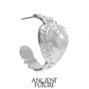 Carved Heart Single Earrings