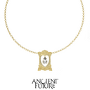 Carved Heart Frame Necklace