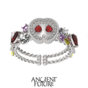 Apple Slice Ring Colored Stone