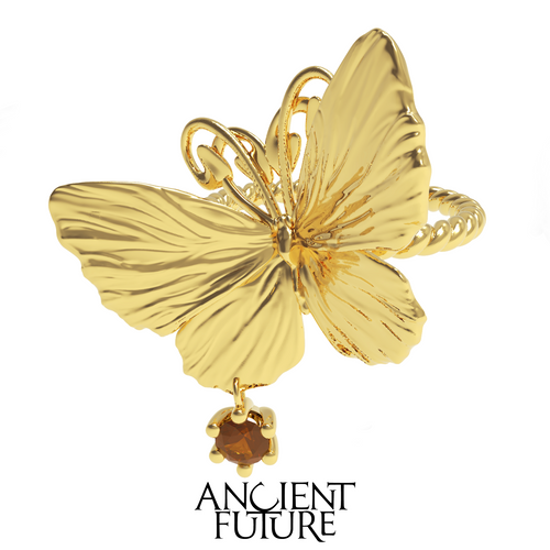 PROVERBS OF LOVE 24AW / Heart Antenna Butterfly Ring