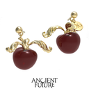 Snake & Apple Earrings