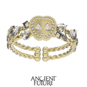 Apple Slice Ring - Clear Stone