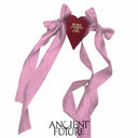 HEART BOOK WITH GOLD SWAN BOOKMARK