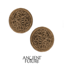 Botanic Button Earrings