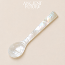 Yellow Butterfly Shell Round Spoon