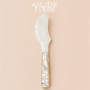Crescent Floral Shell Butter Knife