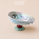 Dark Blue Abalone Crystal Dish