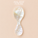 White Butterfly Shell Round Spoon