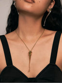HUNTER 23SS / SARRACENIA NECKLACE WITH GEM