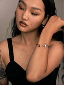 HUNTER 23SS / CRESCENT SWORD BRACELET WITH BLOODY DROP