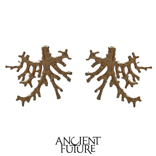 AQUINKA 22AW / CORAL EARRINGS (METAL)