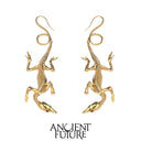 HUNTER 23SS / GRASS LIZARD EARRINGS