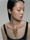 CRYSTALLIZED SCORPION NECKLACE