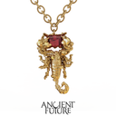HUNTER 23SS / GEM STONE SCORPION NECKLACE