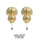 AQUINKA 22AW / DOUBLE HORSESHOE CRABS EARRINGS