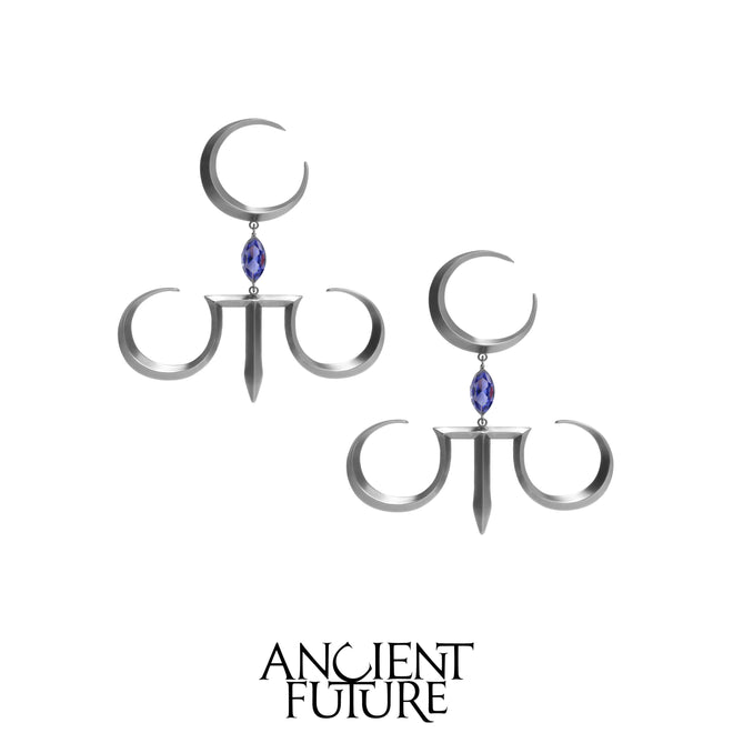 AQUINKA 22AW / CRESCENT EARRINGS