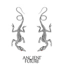 HUNTER 23SS / GRASS LIZARD EARRINGS