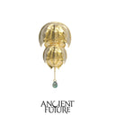 AQUINKA 22AW / DOUBLE HORSESHOE CRABS EARRINGS