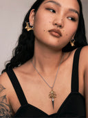 HUNTER 23SS / DOUBLE-CRESENT SWORD NECKLACE