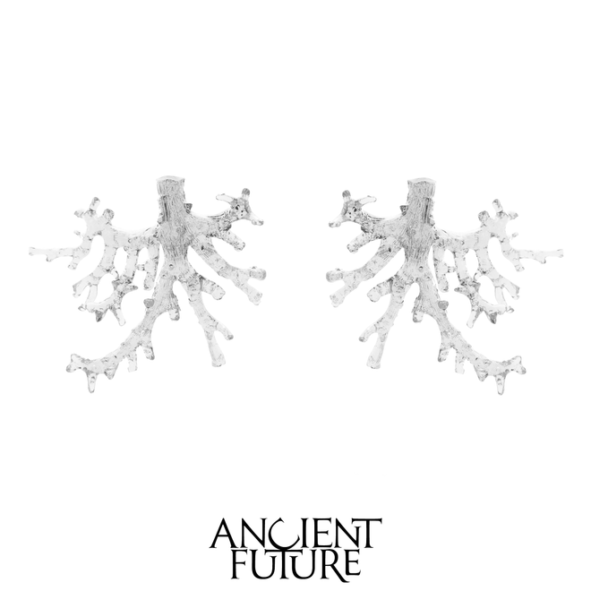 AQUINKA 22AW / CORAL EARRINGS (RESIN)